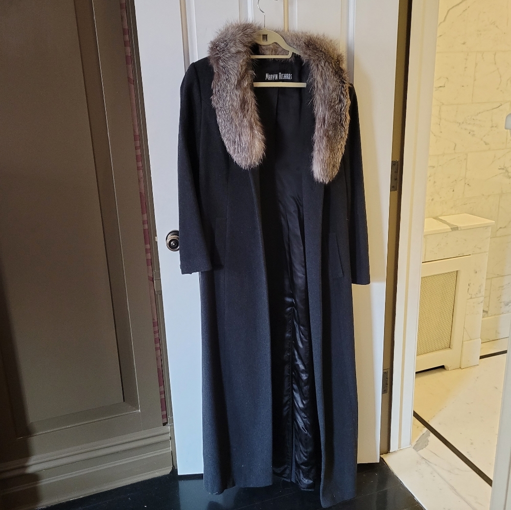 Stunning Floor Length Fur Coat